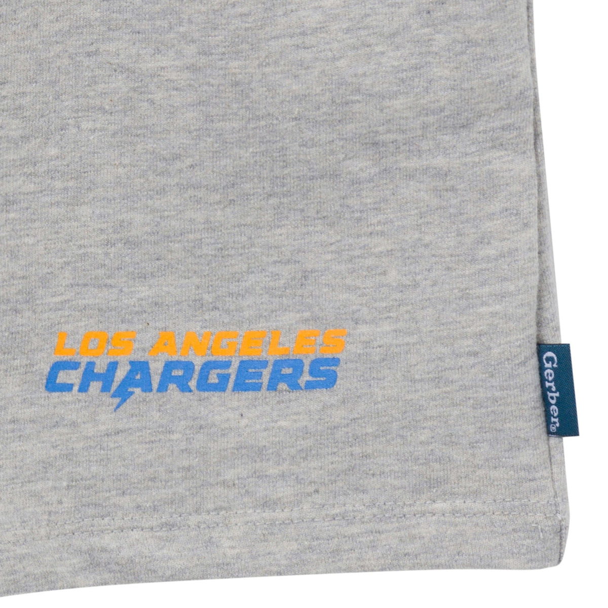 2-Piece Infant & Toddler Boys Los Angeles Chargers T-Shirt and Shorts Set, view 4