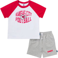 2-Piece Infant & Toddler Boys Kansas City Chiefs T-Shirt and Shorts Set