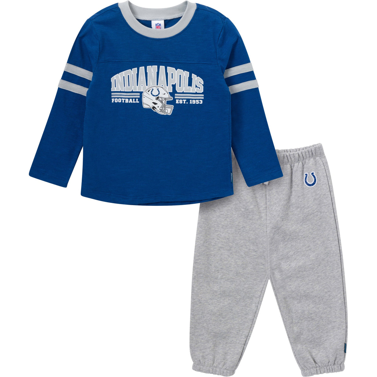 2-Piece Infant & Toddler Boys Indianapolis Colts Shirt and Sweatpant Set