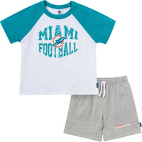 2-Piece Infant & Toddler Boys Miami Dolphins T-Shirt and Shorts Set
