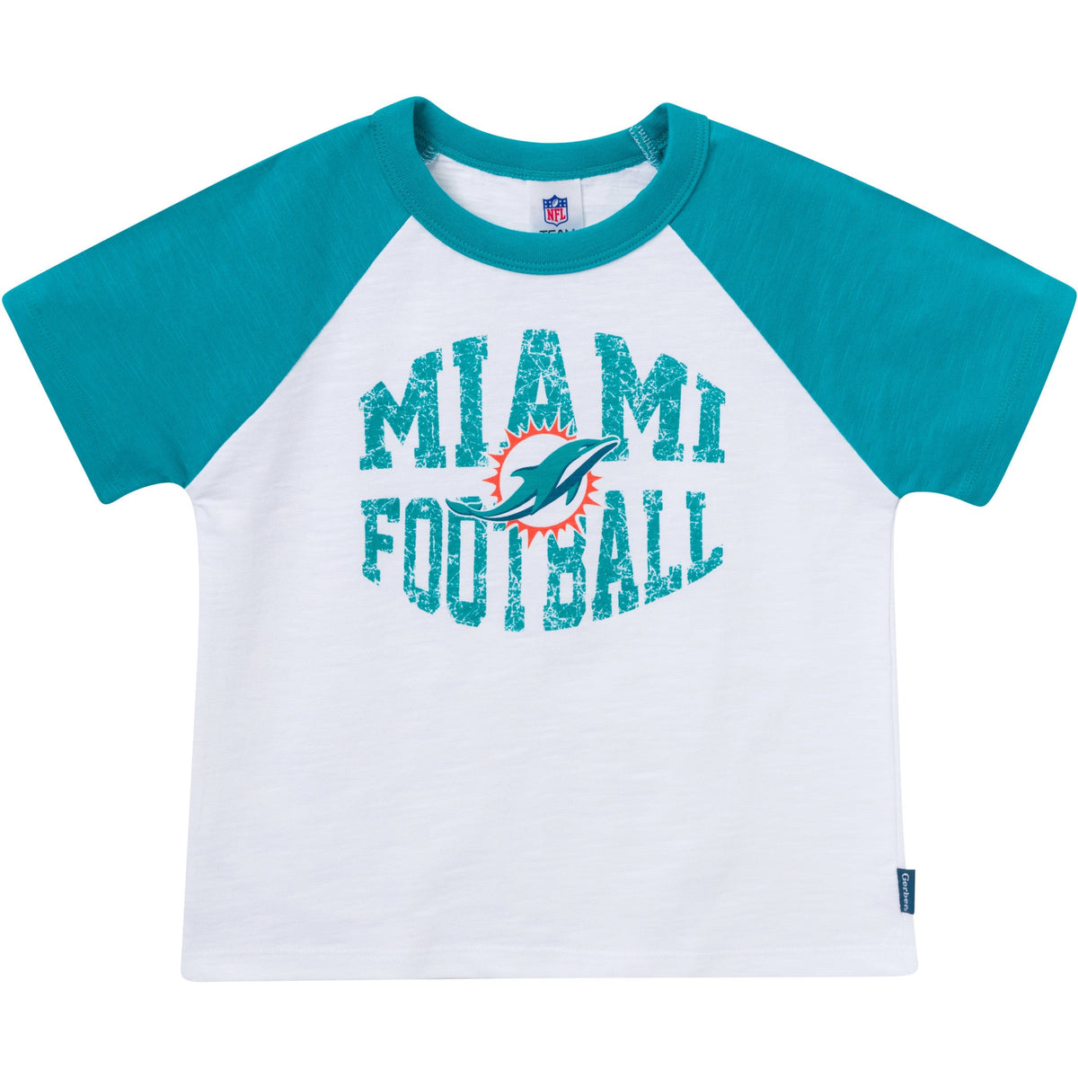 2-Piece Infant & Toddler Boys Miami Dolphins T-Shirt and Shorts Set, view 2