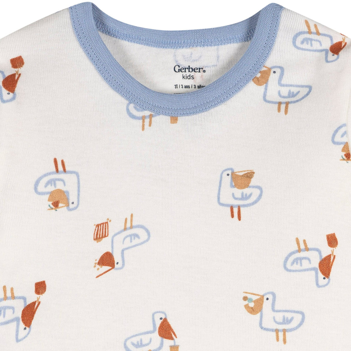 2-Piece Infant & Toddler Boys Hungry Pelican Cotton Pajama Set, view 3