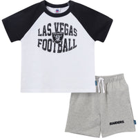 2-Piece Infant & Toddler Boys Las Vegas Raiders T-Shirt and Shorts Set