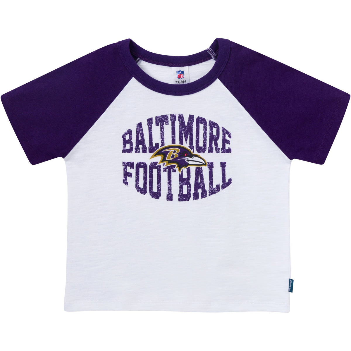 2-Piece Infant & Toddler Boys Baltimore Ravens T-Shirt and Shorts Set, view 2