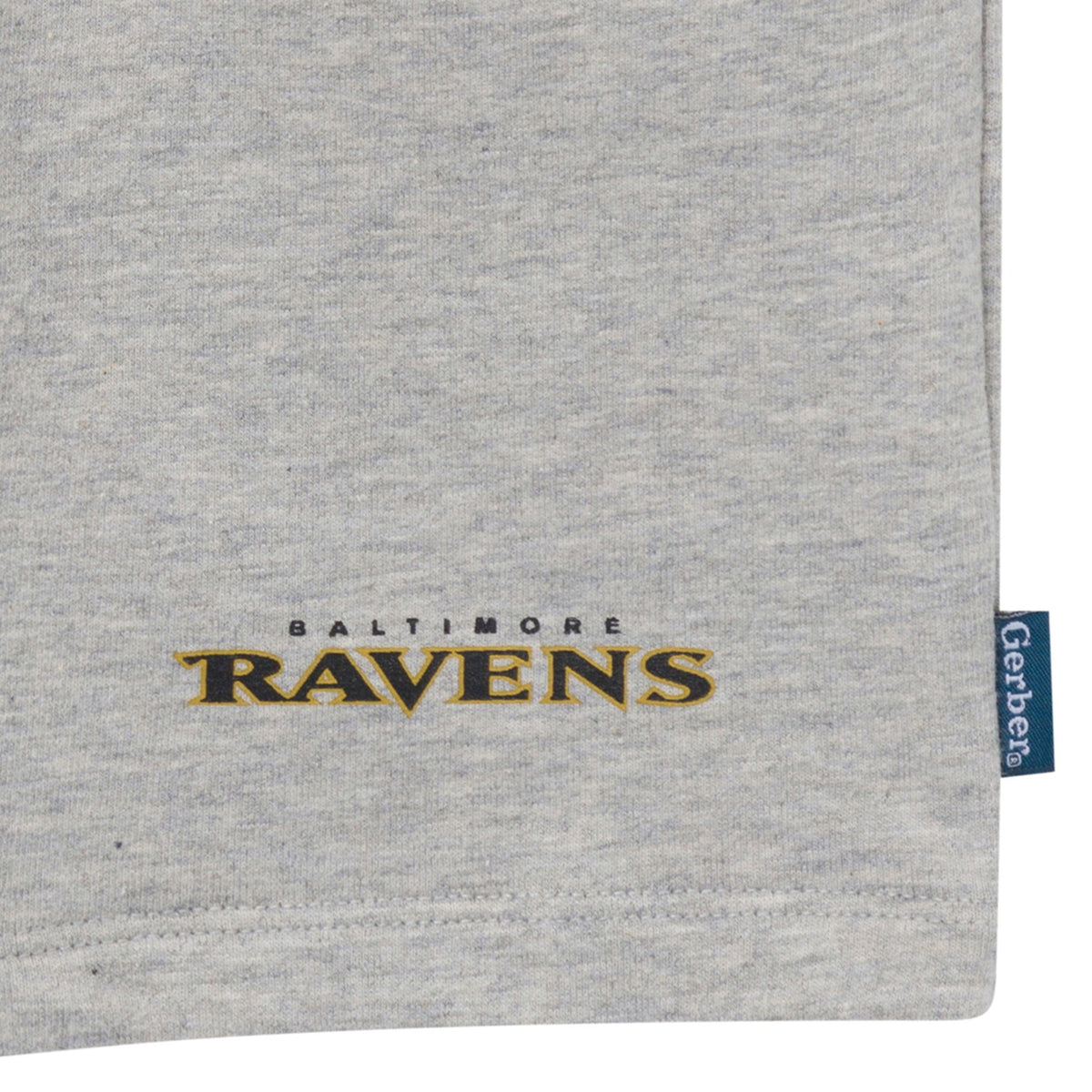 2-Piece Infant & Toddler Boys Baltimore Ravens T-Shirt and Shorts Set, view 4