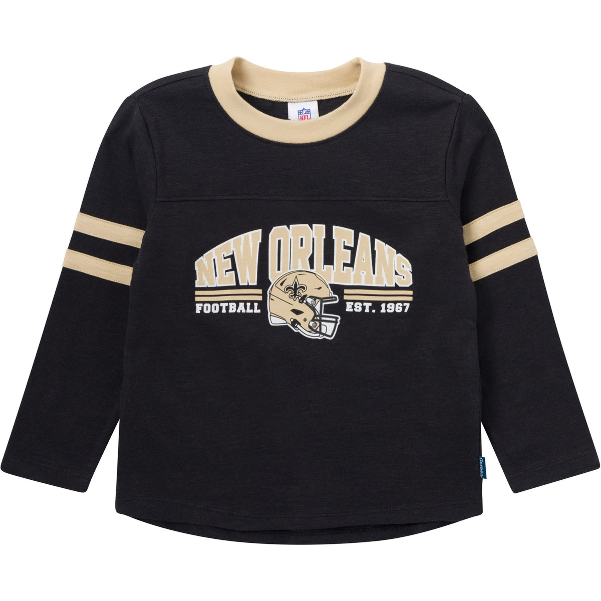 2-Piece Infant & Toddler Boys New Orleans Saints Shirt and Sweatpant Set, view 2