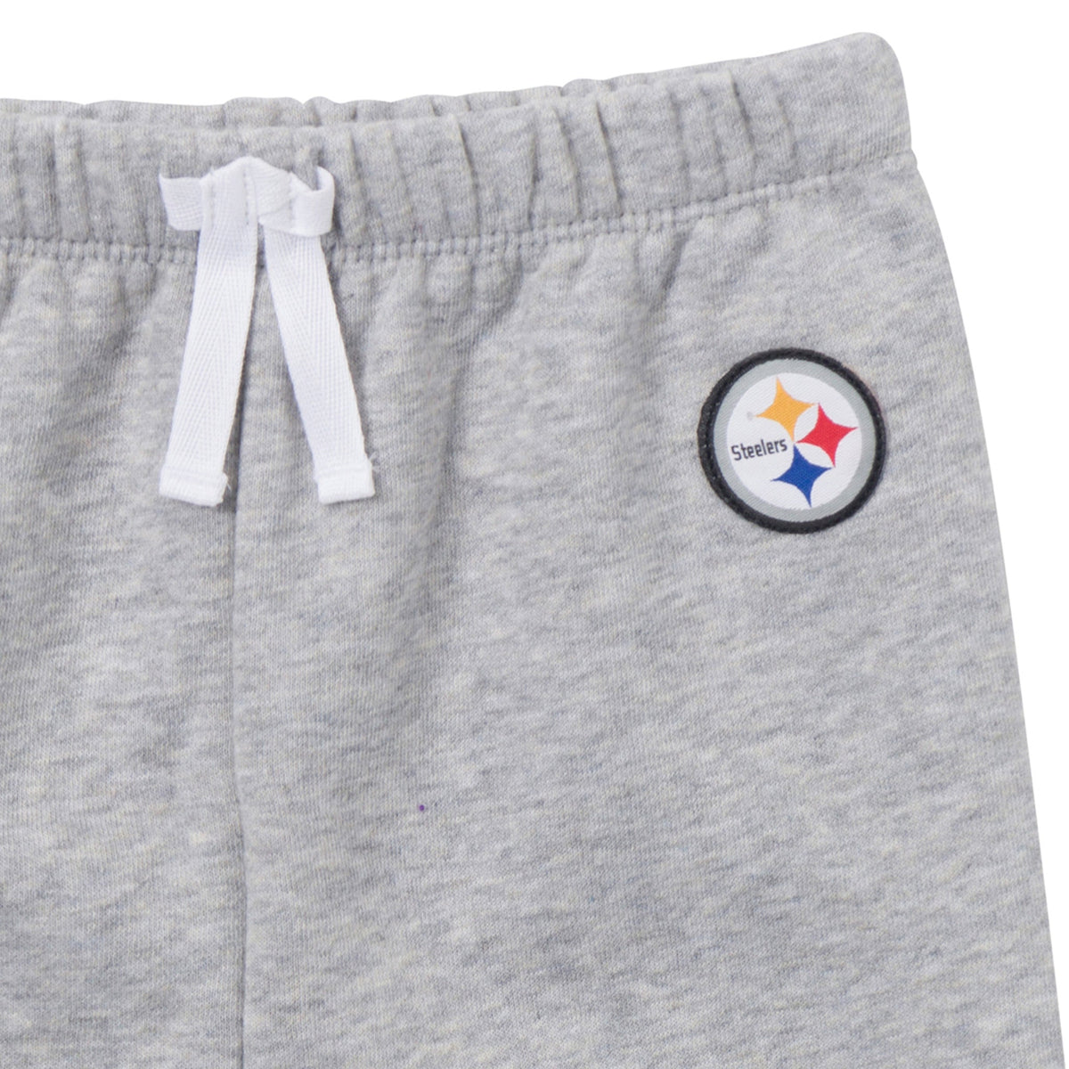 2-Piece Infant & Toddler Boys Pittsburgh Steelers Shirt and Sweatpant Set, view 4