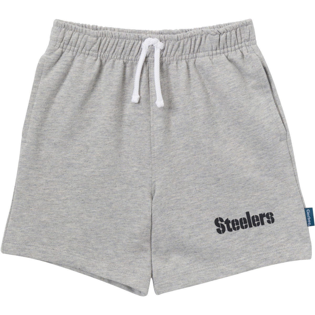 2-Piece Infant & Toddler Boys Pittsburgh Steelers T-Shirt and Shorts Set, view 3
