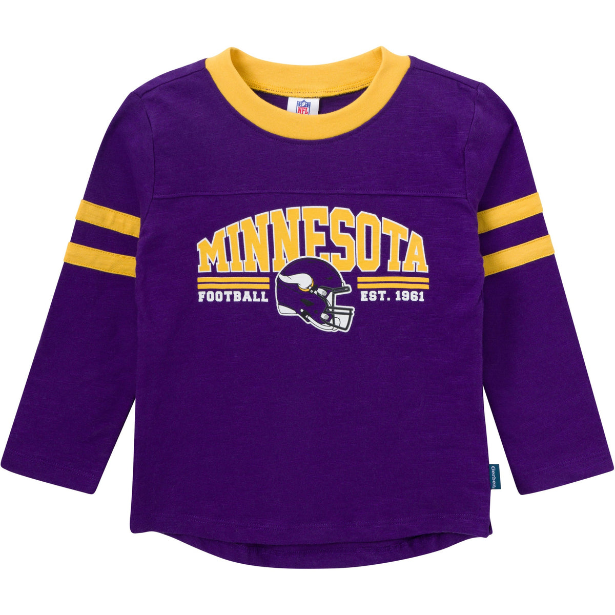 2-Piece Infant & Toddler Boys Minnesota Vikings Shirt and Sweatpant Set, view 2