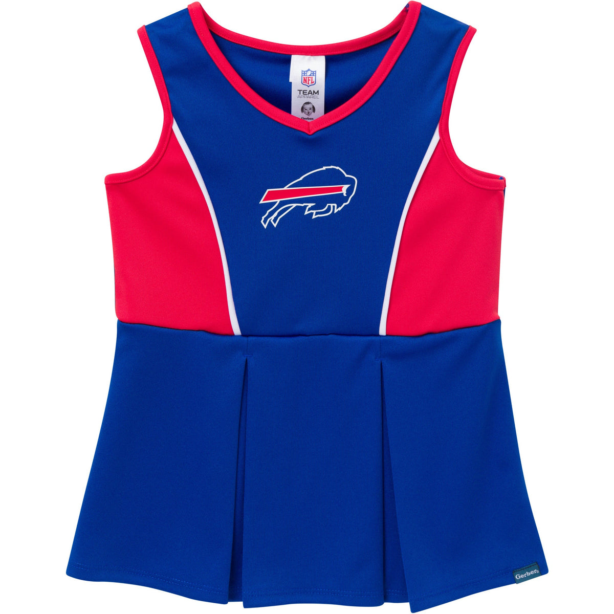 2-Piece Infant & Toddler Girls Buffalo Bills Dress and Panty Cover Set, view 2
