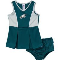 2-Piece Infant & Toddler Girls Philadelphia Eagles Dress and Panty Cover Set