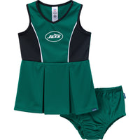2-Piece Infant & Toddler Girls New York Jets Dress and Panty Cover Set