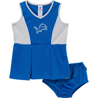 2-Piece Infant & Toddler Girls Detroit Lions Dress and Panty Cover Set