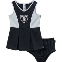 2-Piece Infant & Toddler Girls Las Vegas Raiders Dress and Panty Cover Set