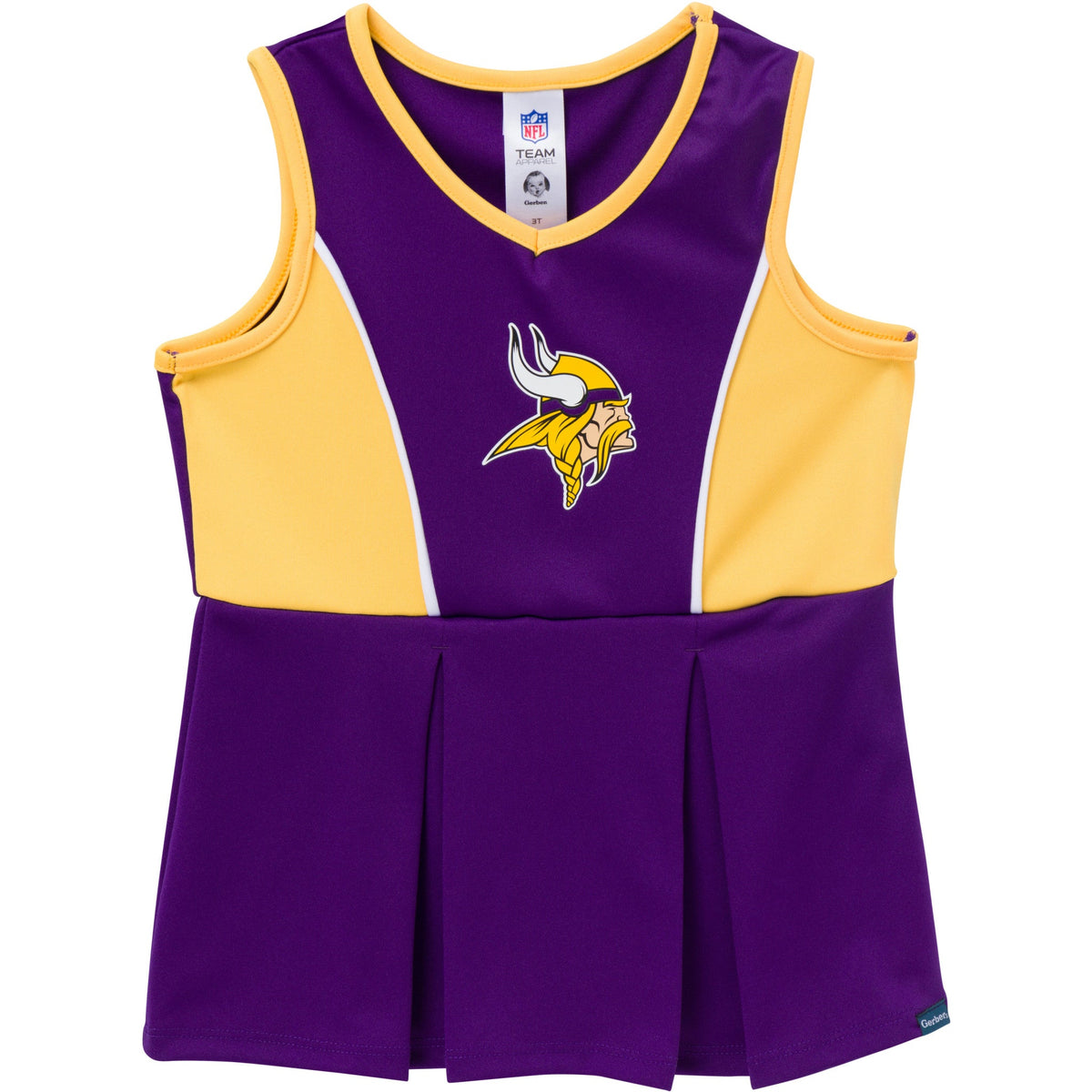 2-Piece Infant & Toddler Girls Minnesota Vikings Dress and Panty Cover Set, view 2