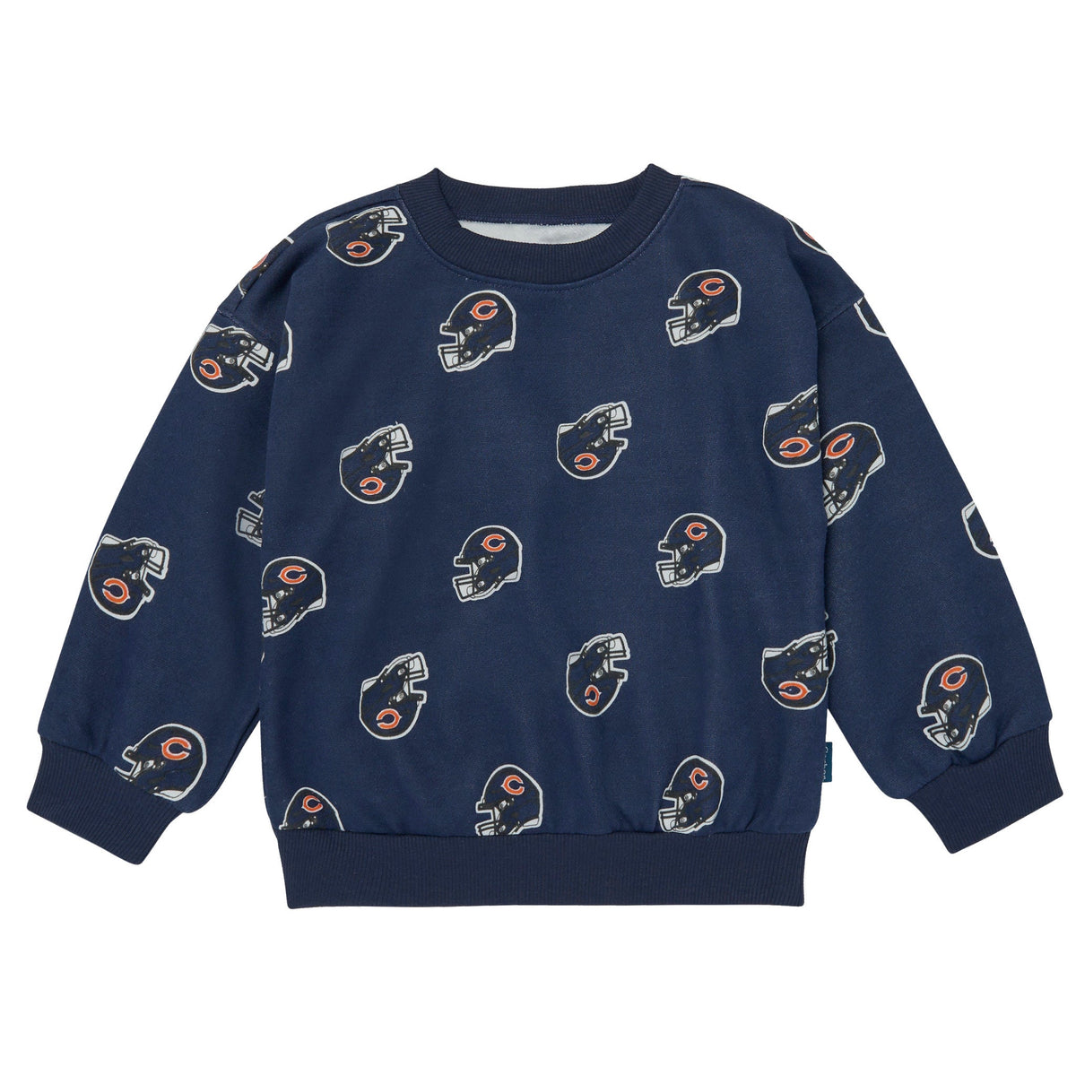 2-Piece Infant & Toddler Neutral Chicago Bears Sweatshirt and Pant Set, view 2