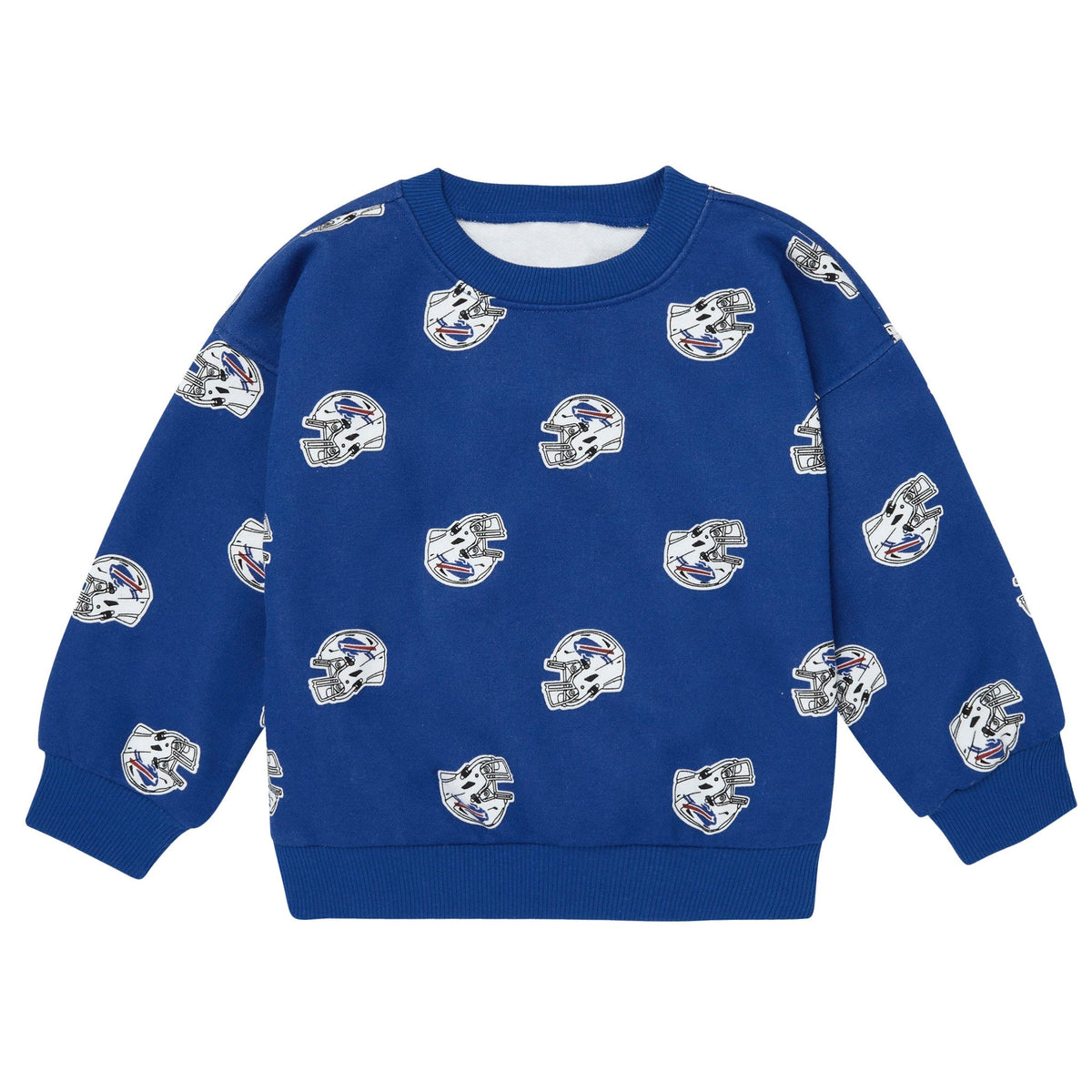 2-Piece Infant & Toddler Neutral Buffalo Bills Sweatshirt and Pant Set, view 2