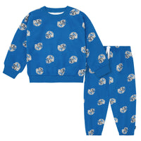 2-Piece Infant & Toddler Neutral Detroit Lions Sweatshirt and Pant Set