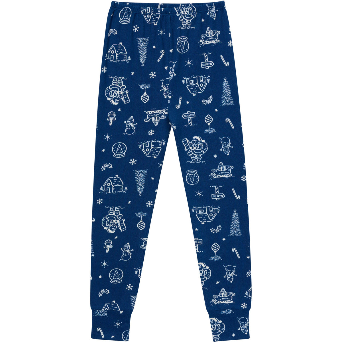 2-Piece Infant & Toddler Neutral Navy Toile Snug Fit Pajamas-Gerber Childrenswear Wholesale