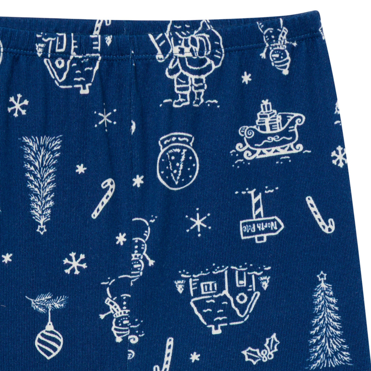 2-Piece Infant & Toddler Neutral Navy Toile Snug Fit Pajamas-Gerber Childrenswear Wholesale