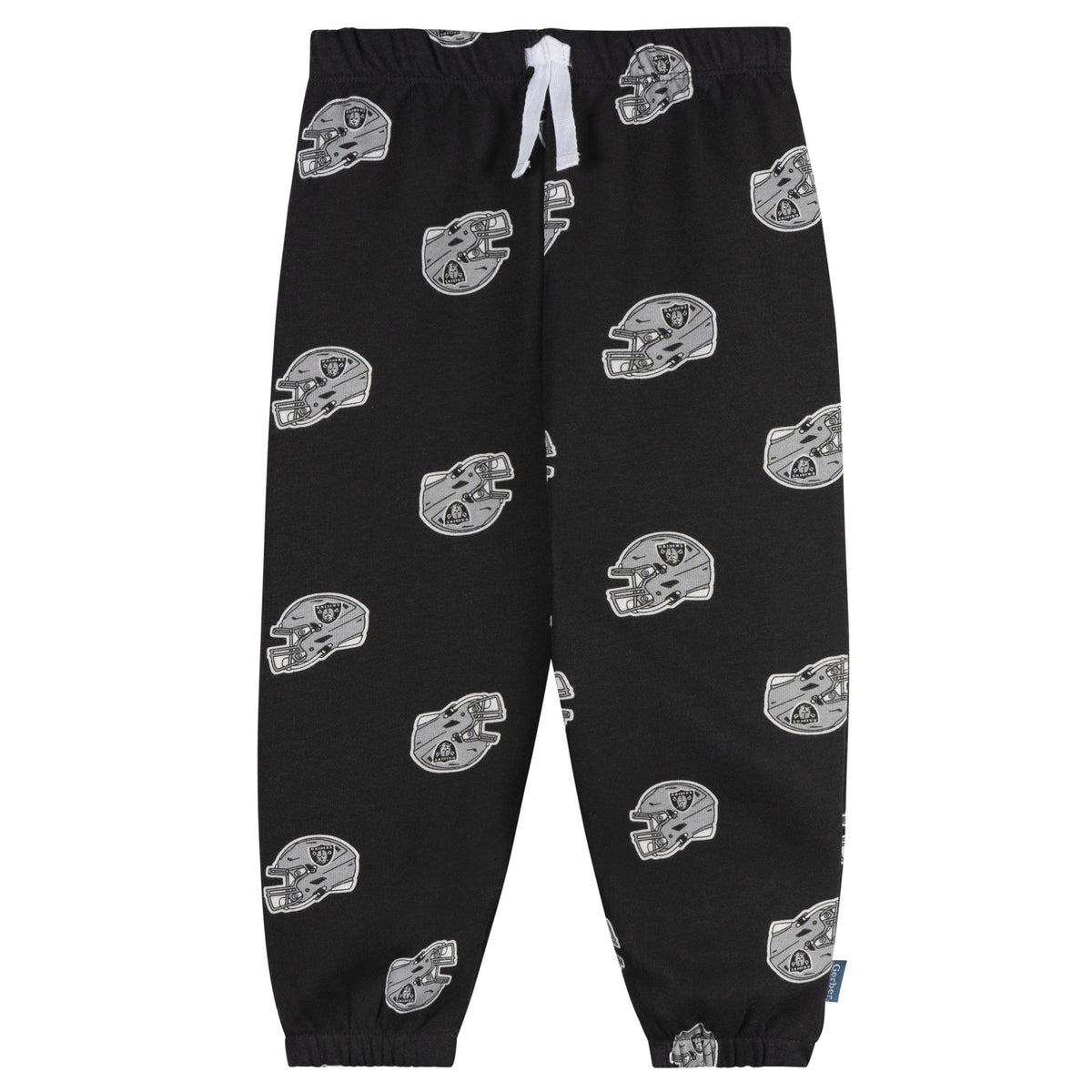 2-Piece Infant & Toddler Neutral Las Vegas Raiders Sweatshirt and Pant Set, view 3