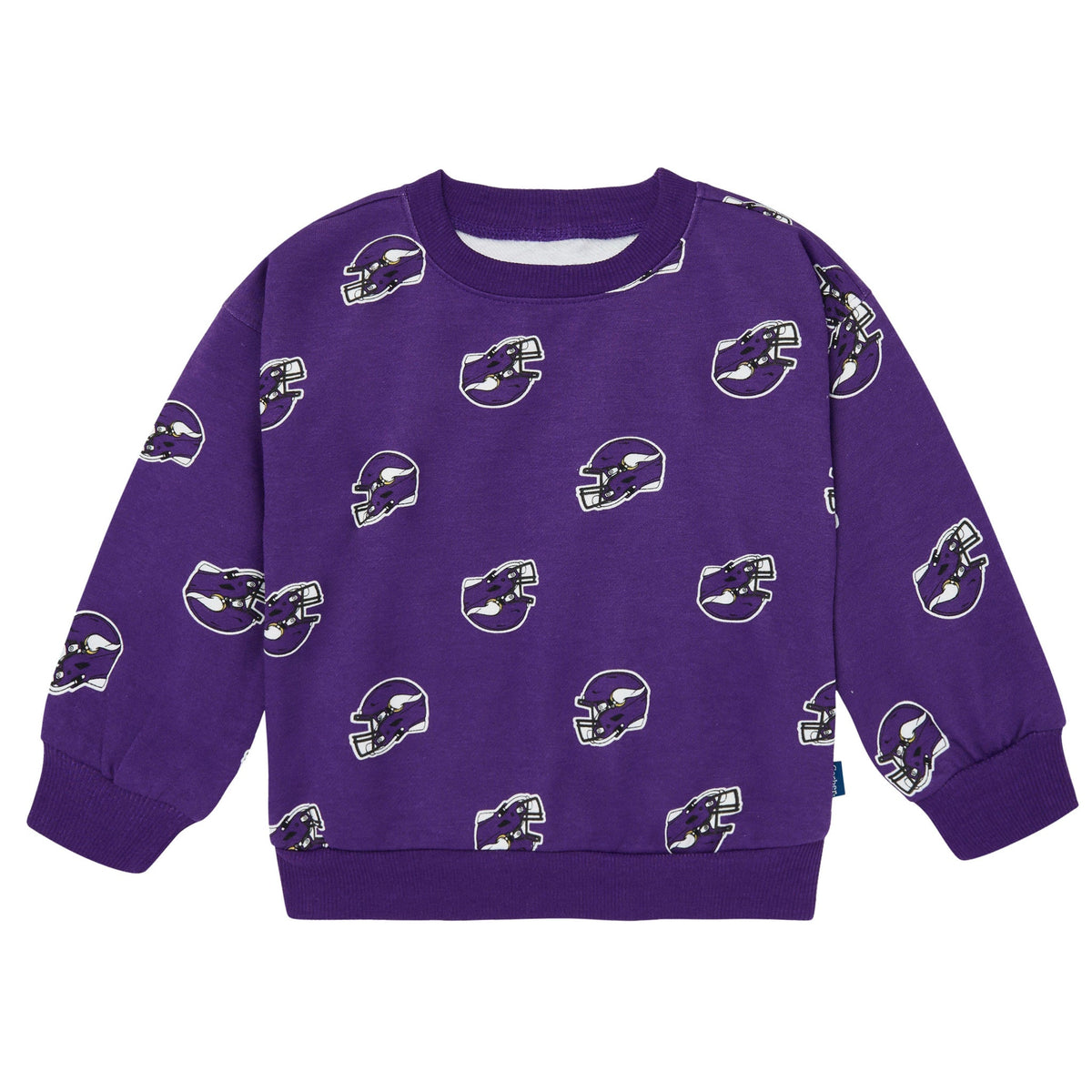 2-Piece Infant & Toddler Neutral Minnesota Vikings Sweatshirt and Pant Set, view 2