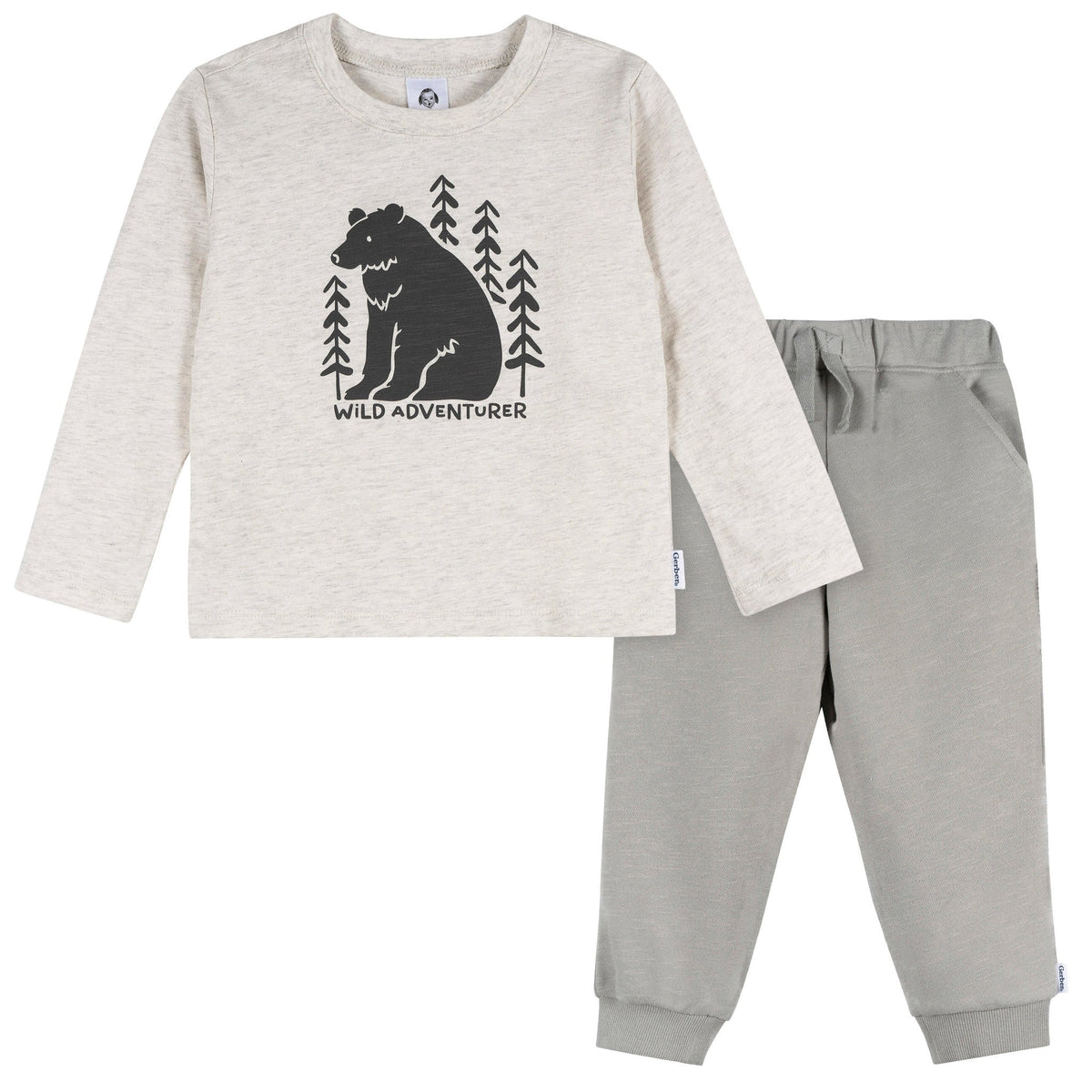 2-Piece Toddler Boys Wild Adventure Top and Jogger Set