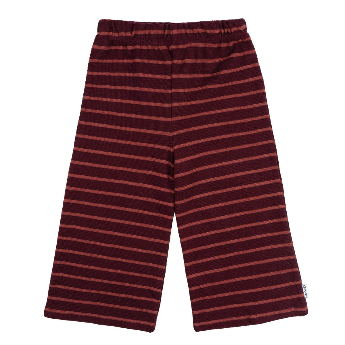 2-Piece Toddler Girls Fig Long Sleeve Top & Wide Leg Pant Set-Gerber Childrenswear Wholesale