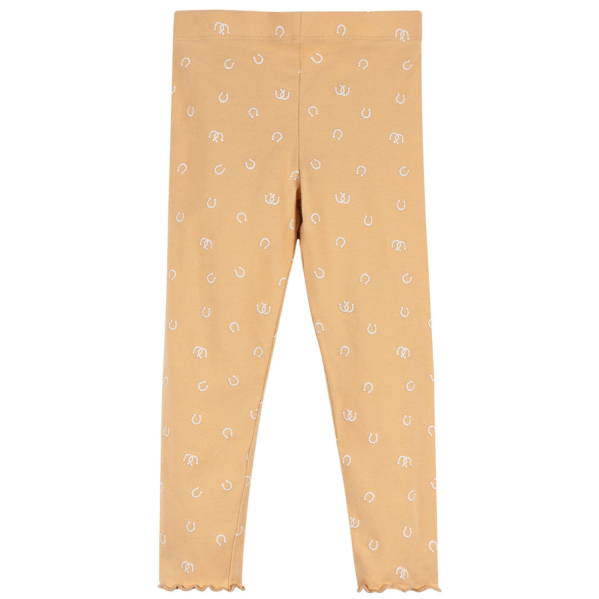 2-Piece Toddler Girls Horseshoes Top and Legging Set, view 6