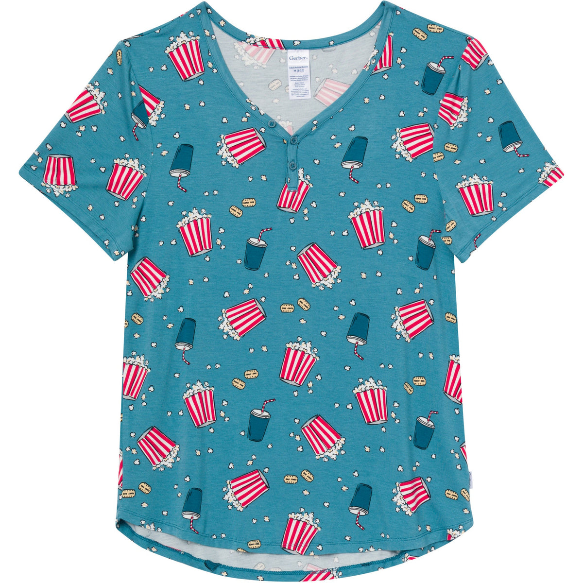 2-Piece Women's Movie Night Pajamas-Gerber Childrenswear Wholesale