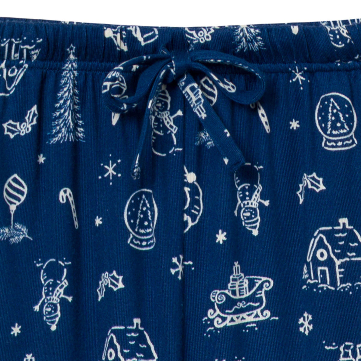 2-Piece Women's Navy Toile Pajamas-Gerber Childrenswear Wholesale