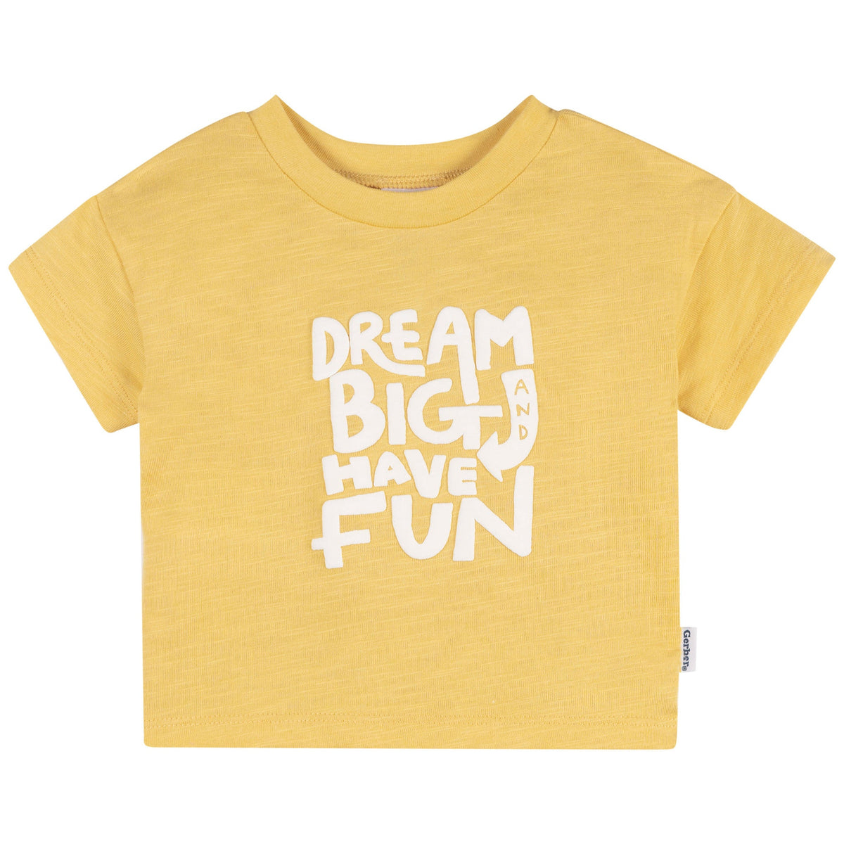3-Pack Baby & Toddler Boys Blue, Gray and Yellow Short Sleeve T-Shirts, view 3