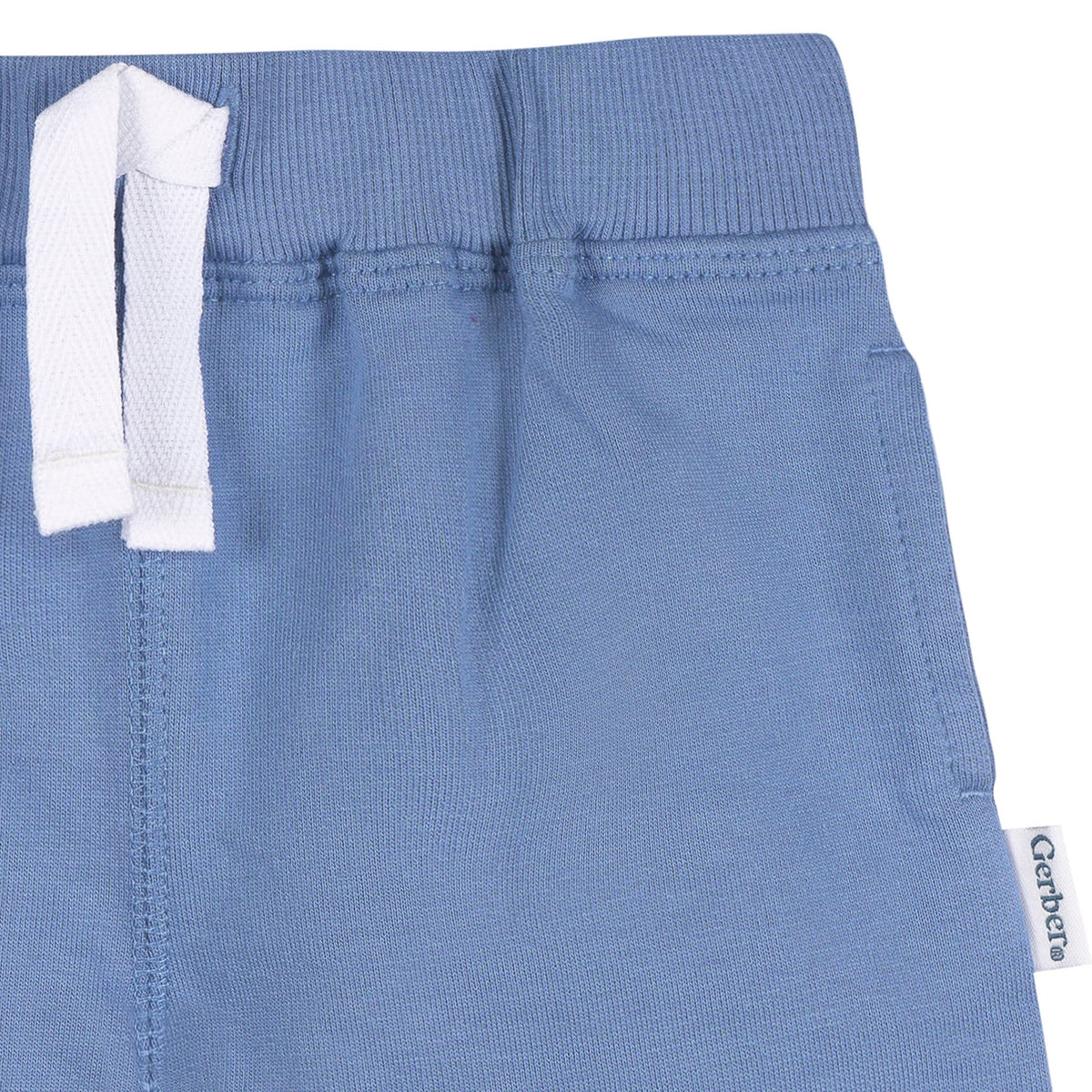 3-Pack Baby & Toddler Boys Blue & Red Knit Shorts-Gerber Childrenswear Wholesale