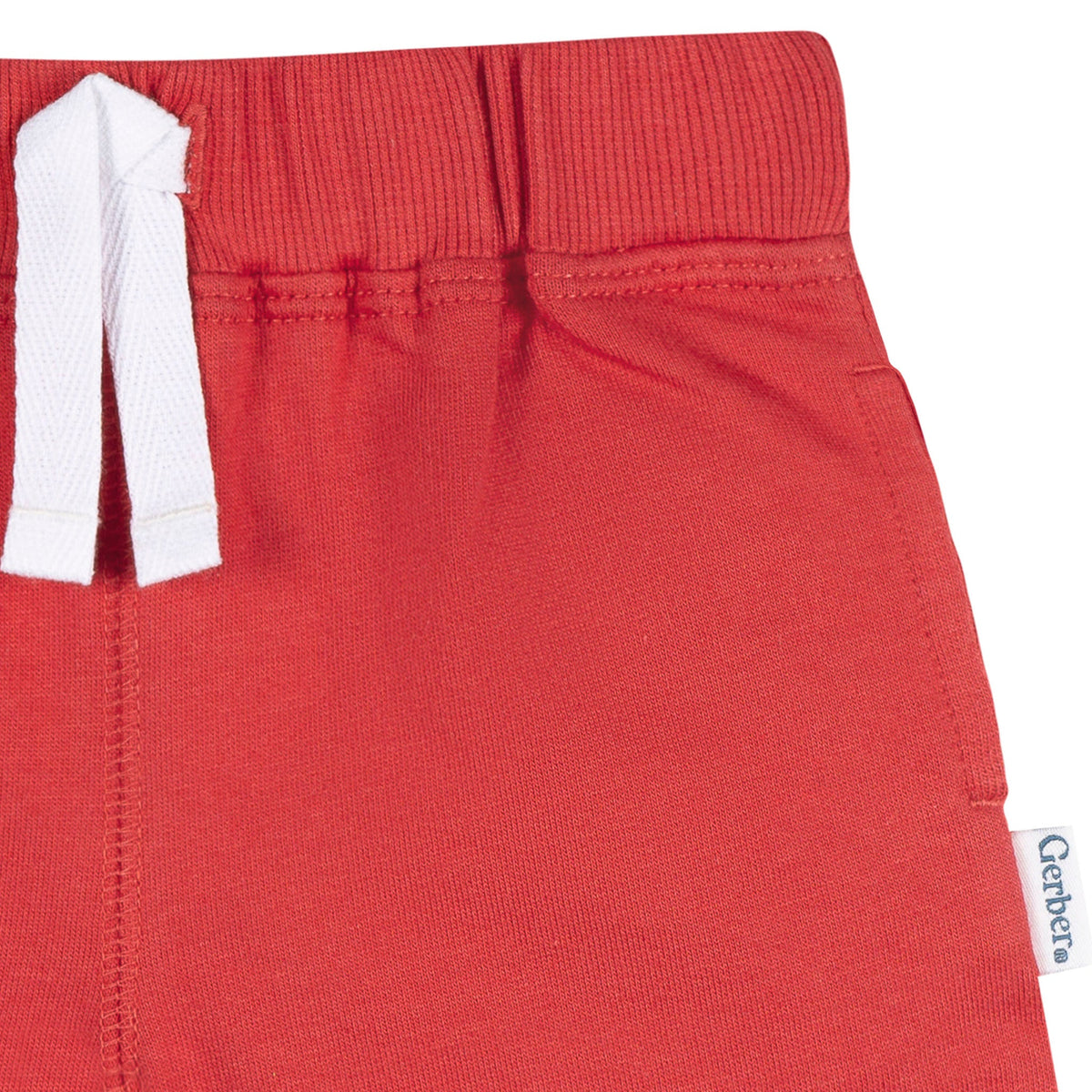 3-Pack Baby & Toddler Boys Blue & Red Knit Shorts-Gerber Childrenswear Wholesale