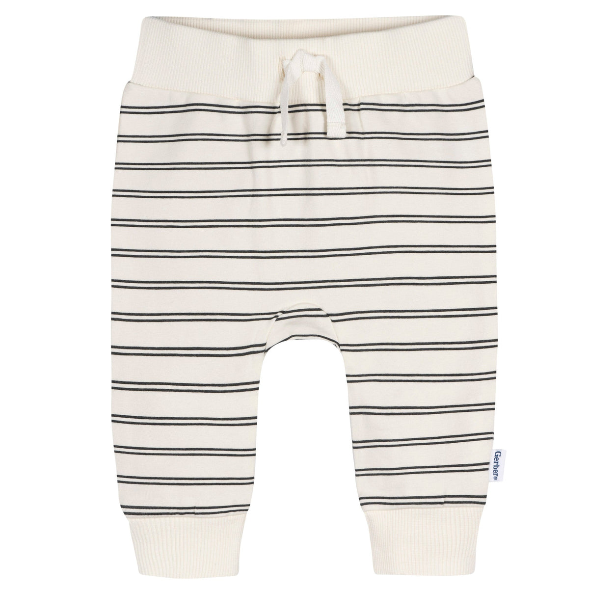 3-Pack Baby & Toddler Boys Wrought Iron Jogger Pants, view 6