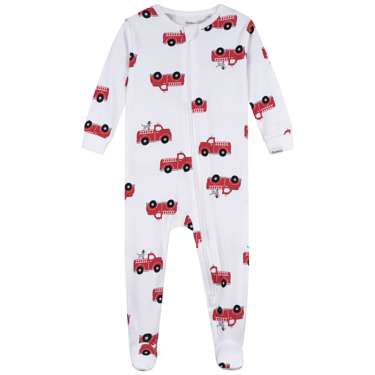 3-Pack Baby & Toddler Boys Dog Snug Fit Footed Pajamas