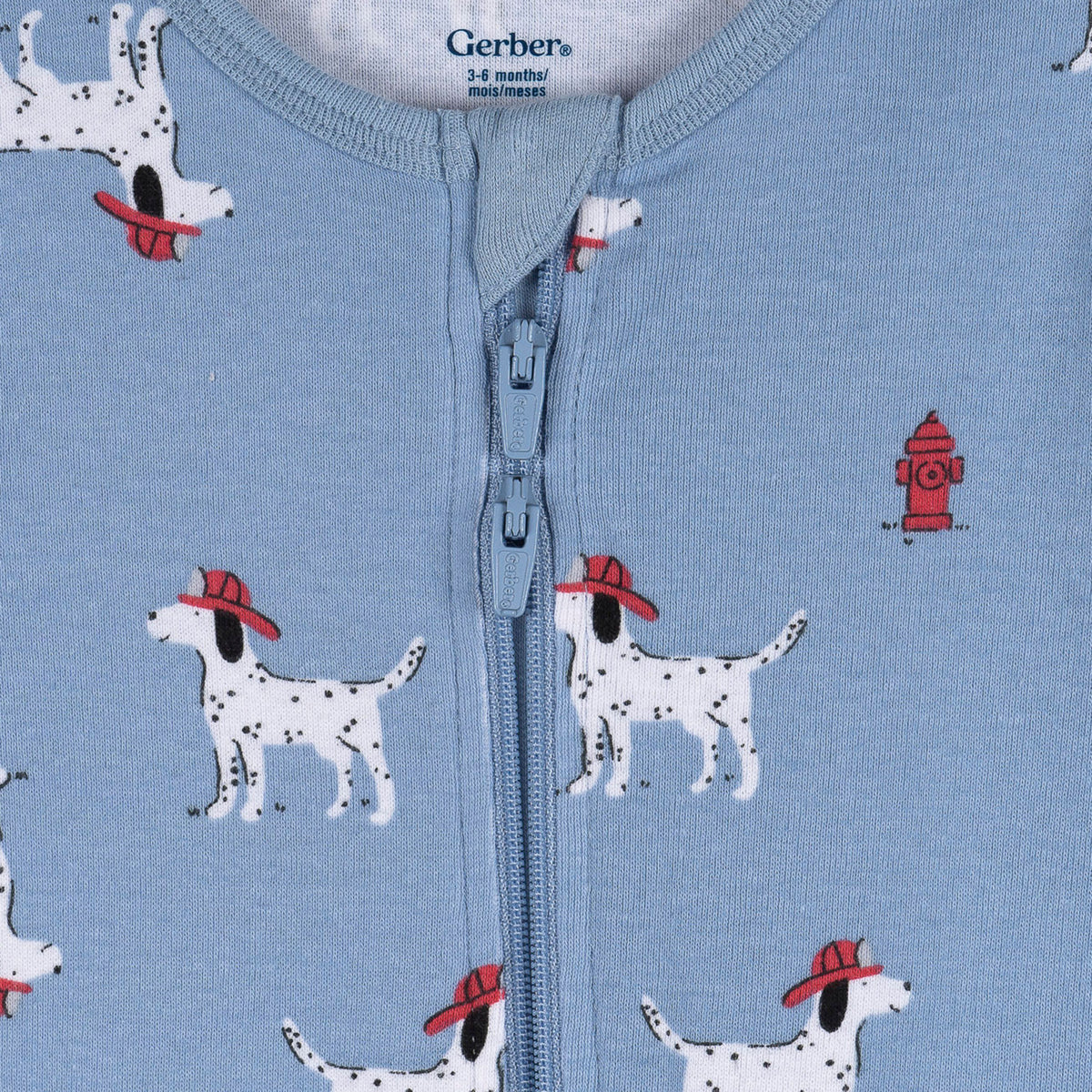 3-Pack Baby & Toddler Boys Dog Snug Fit Footed Pajamas