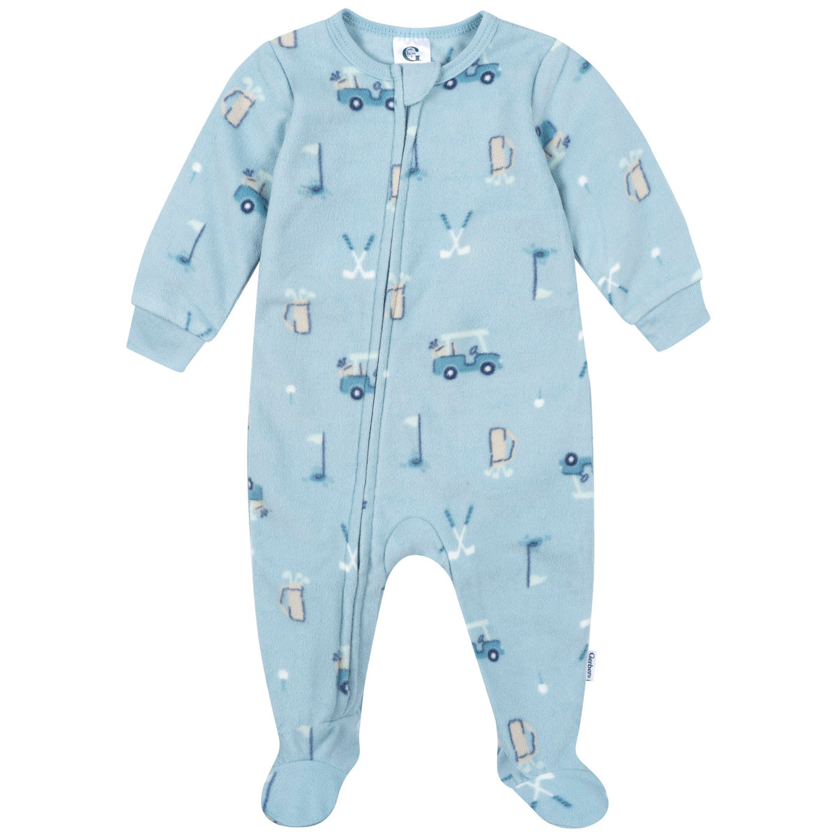 3-Pack Baby & Toddler Boys Golf Footed Fleece Pajamas-Gerber Childrenswear Wholesale