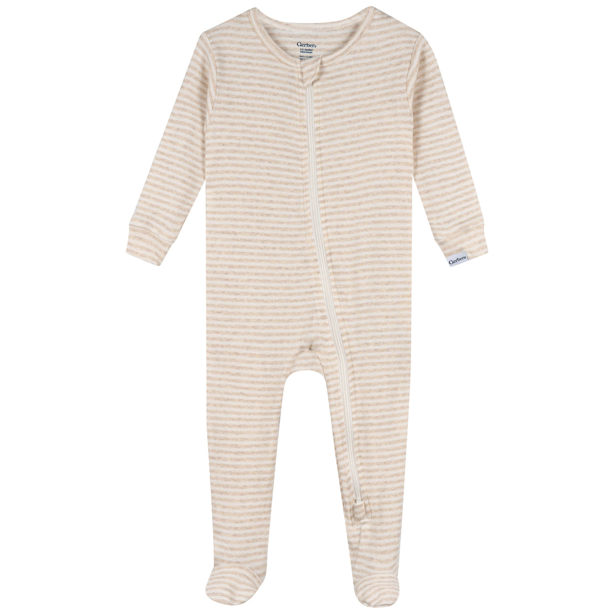 3-Pack Baby & Toddler Girls Bears Snug Fit Footed Pajamas