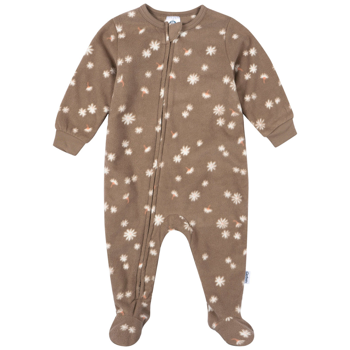 3-Pack Baby & Toddler Girls Hearts Footed Fleece Pajamas-Gerber Childrenswear Wholesale
