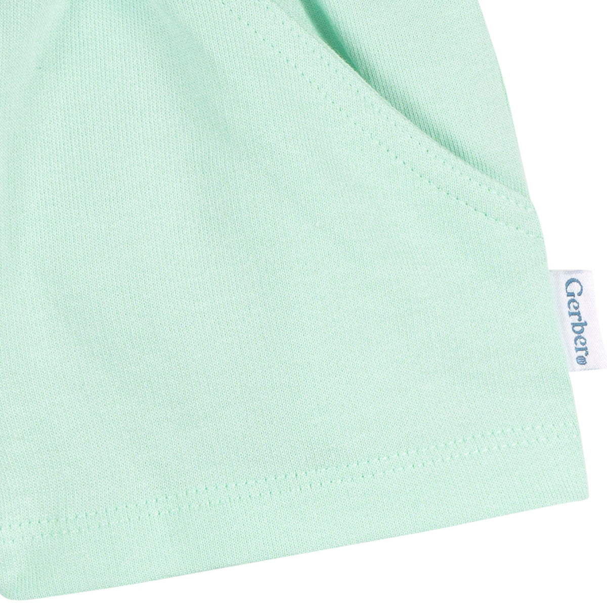 3-Piece Baby & Toddler Girls Ice Cream Knit Shorts-Gerber Childrenswear Wholesale