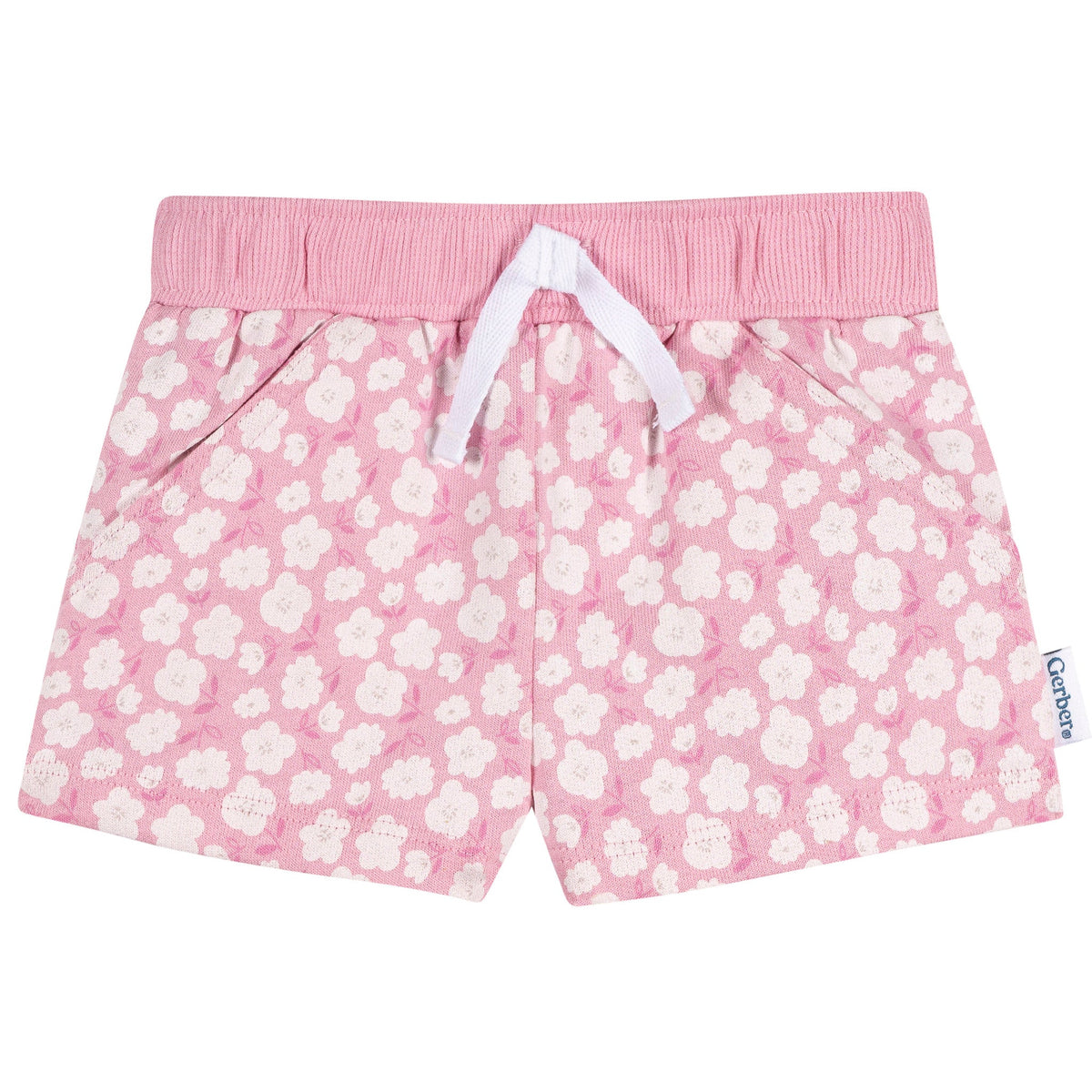 3-Piece Baby & Toddler Girls Ice Cream Knit Shorts-Gerber Childrenswear Wholesale