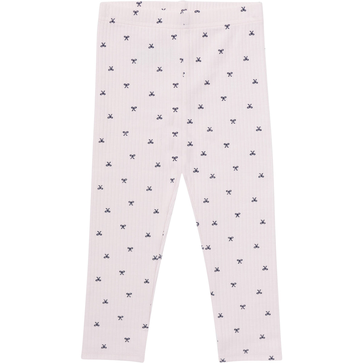 3-Pack Baby & Toddler Girls Pink Bows, Blue & Purple Textured Leggings, view 2