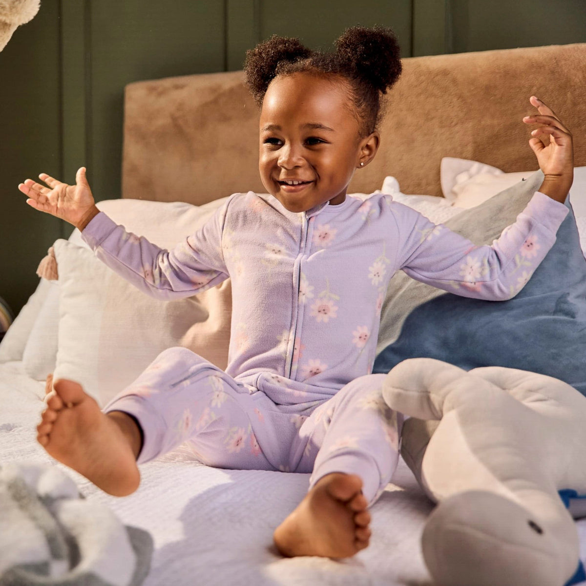 3-Pack Infant & Toddler Girls Princess Footless Fleece Pajamas-Gerber Childrenswear Wholesale