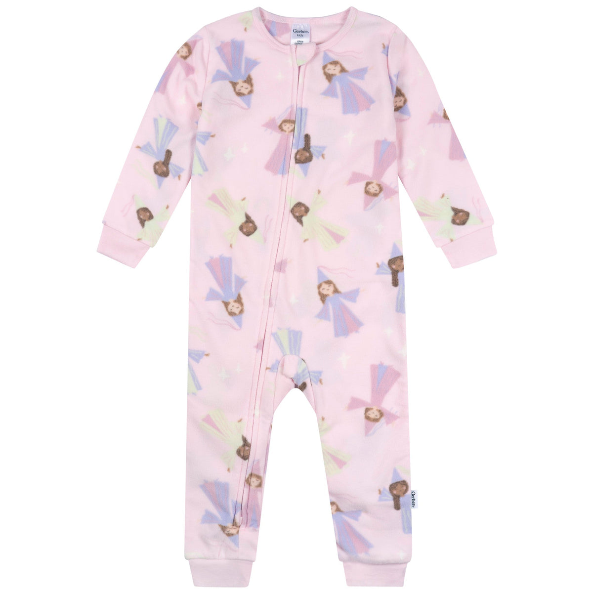 3-Pack Infant & Toddler Girls Princess Footless Fleece Pajamas-Gerber Childrenswear Wholesale
