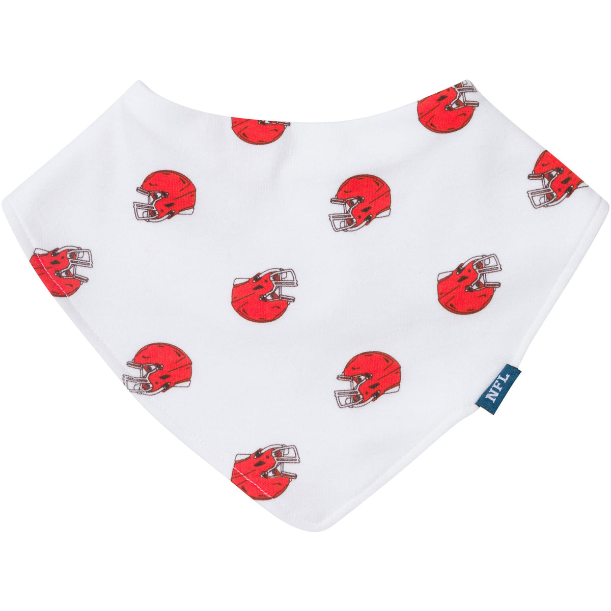 3-Pack Baby Neutral Cleveland Browns Bibs and Burp Cloth Set, view 2