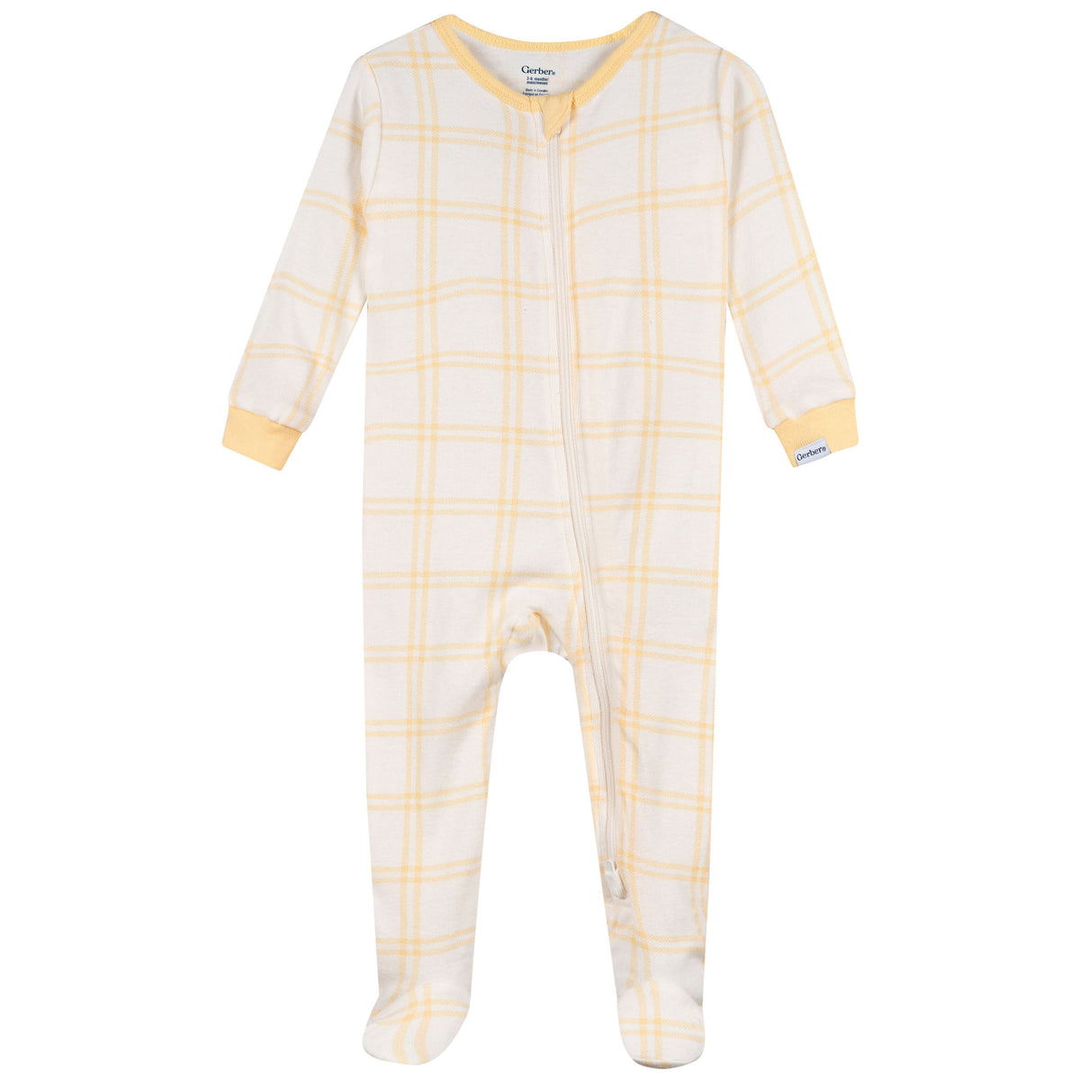 3-Pack Baby & Toddler Neutral Camping Snug Fit Footed Pajamas
