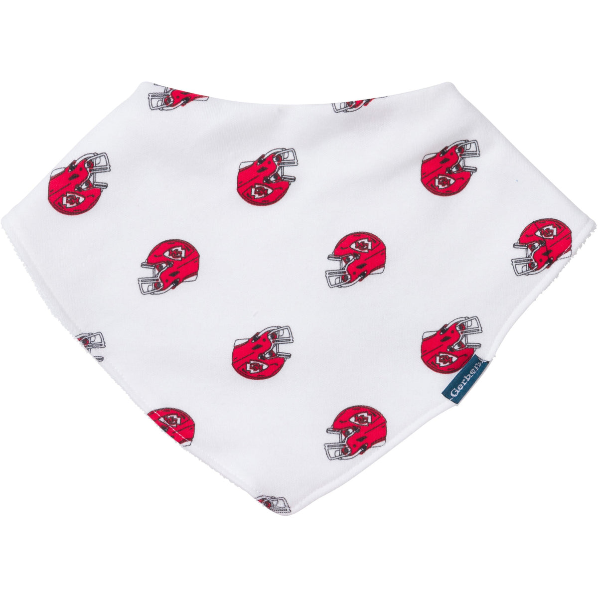 3-Pack Baby Neutral Kansas City Chiefs Bibs and Burp Cloth Set, view 2