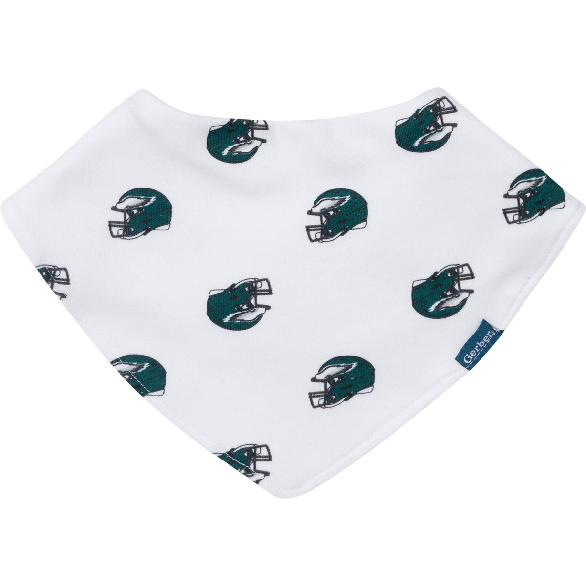 3-Pack Baby Neutral Philadelphia Eagles Bibs and Burp Cloth Set, view 2
