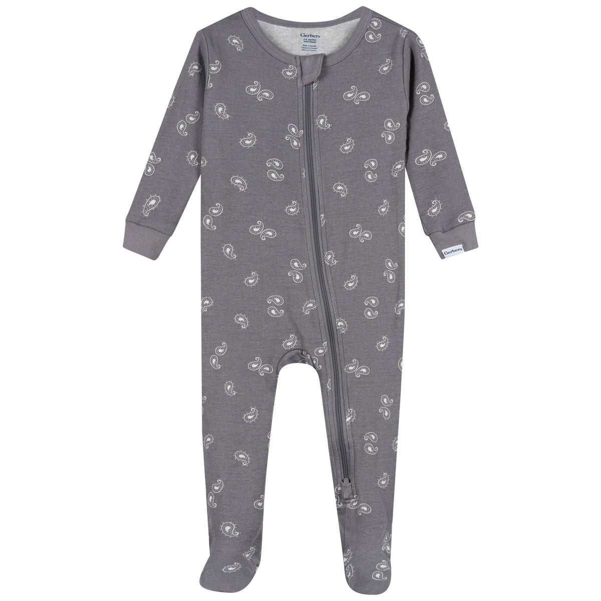 3-Pack Baby & Toddler Neutral Farm Snug Fit Footed Pajamas